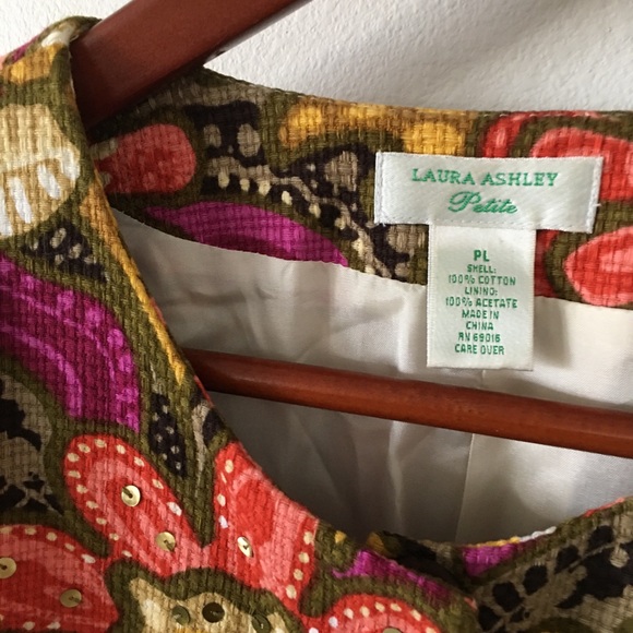 Vintage Laura Ashley Blazer Sz PL - Picture 3 of 7